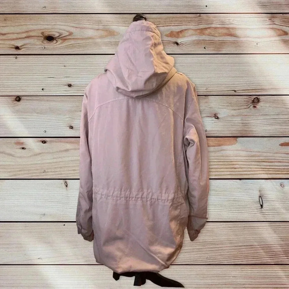 PACIFIC TRAIL WOMENS LIGHT TAN JACKET SIZE LARGE WITH HOODIE - Picture 3 of 4